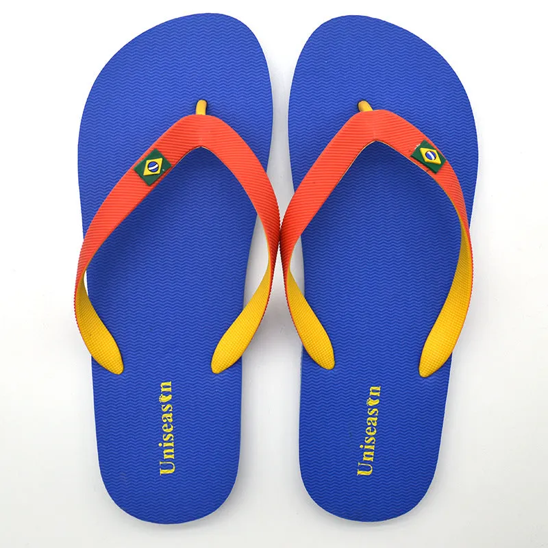 Men's Colorful Beach Quick-Drying Flip-Flops