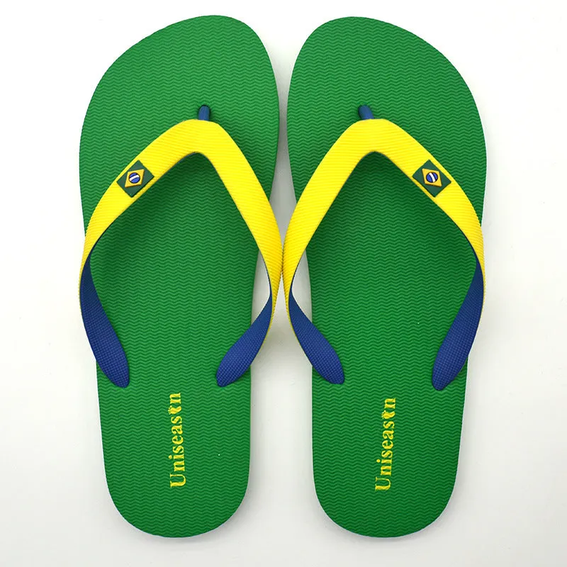 Men's Colorful Beach Quick-Drying Flip-Flops