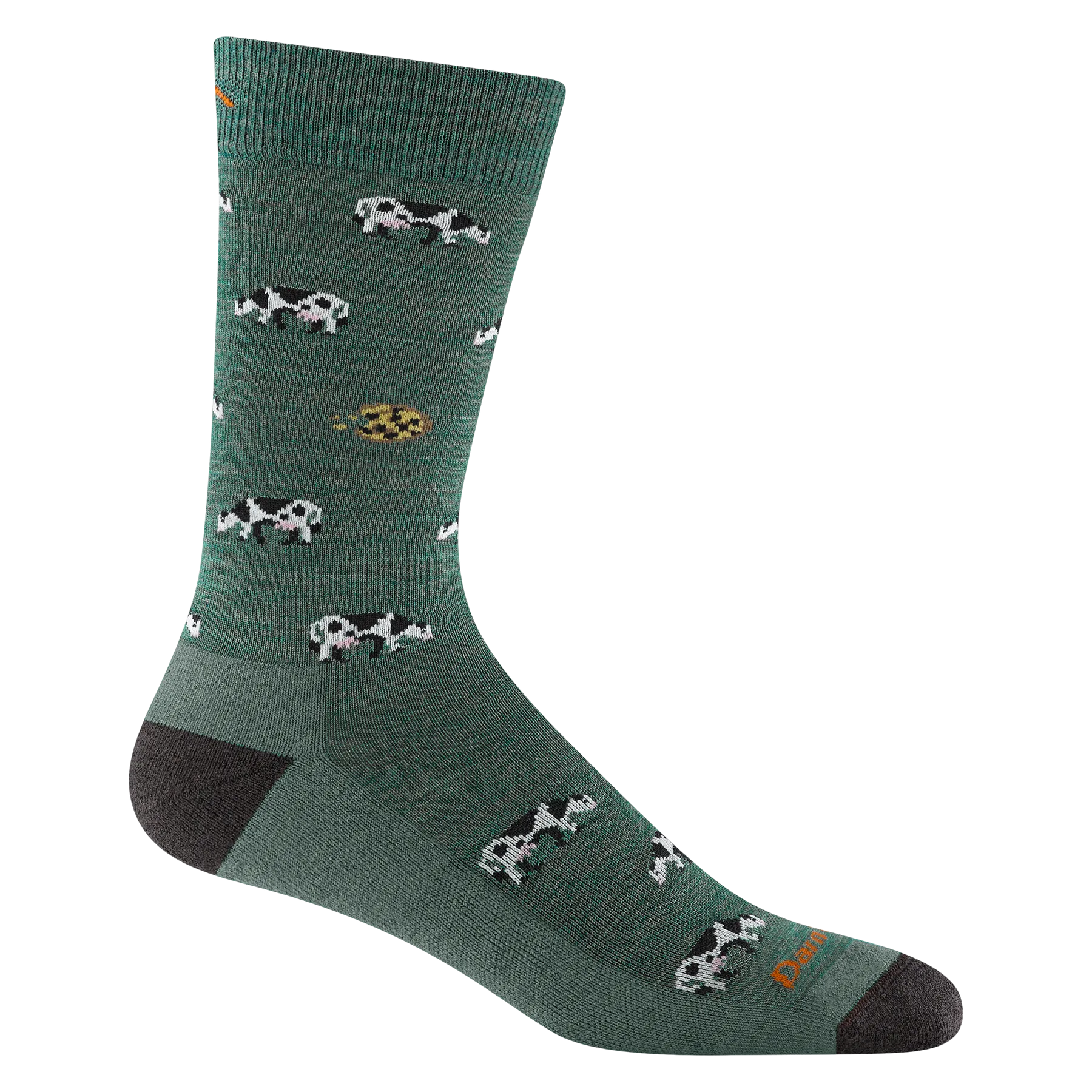 Men's Dairy Air Crew Lightweight with Cushion Sock - Pasture