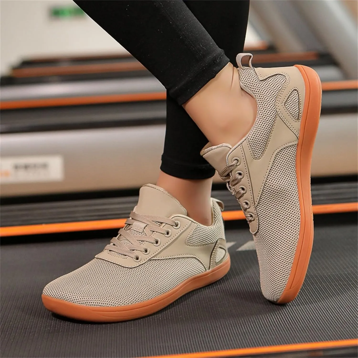 Mens Lightweight Minimalist Shoes Casual Sneaker Mesh Breathable Walking Shoe Men's Comfortable Diabetic Shoes