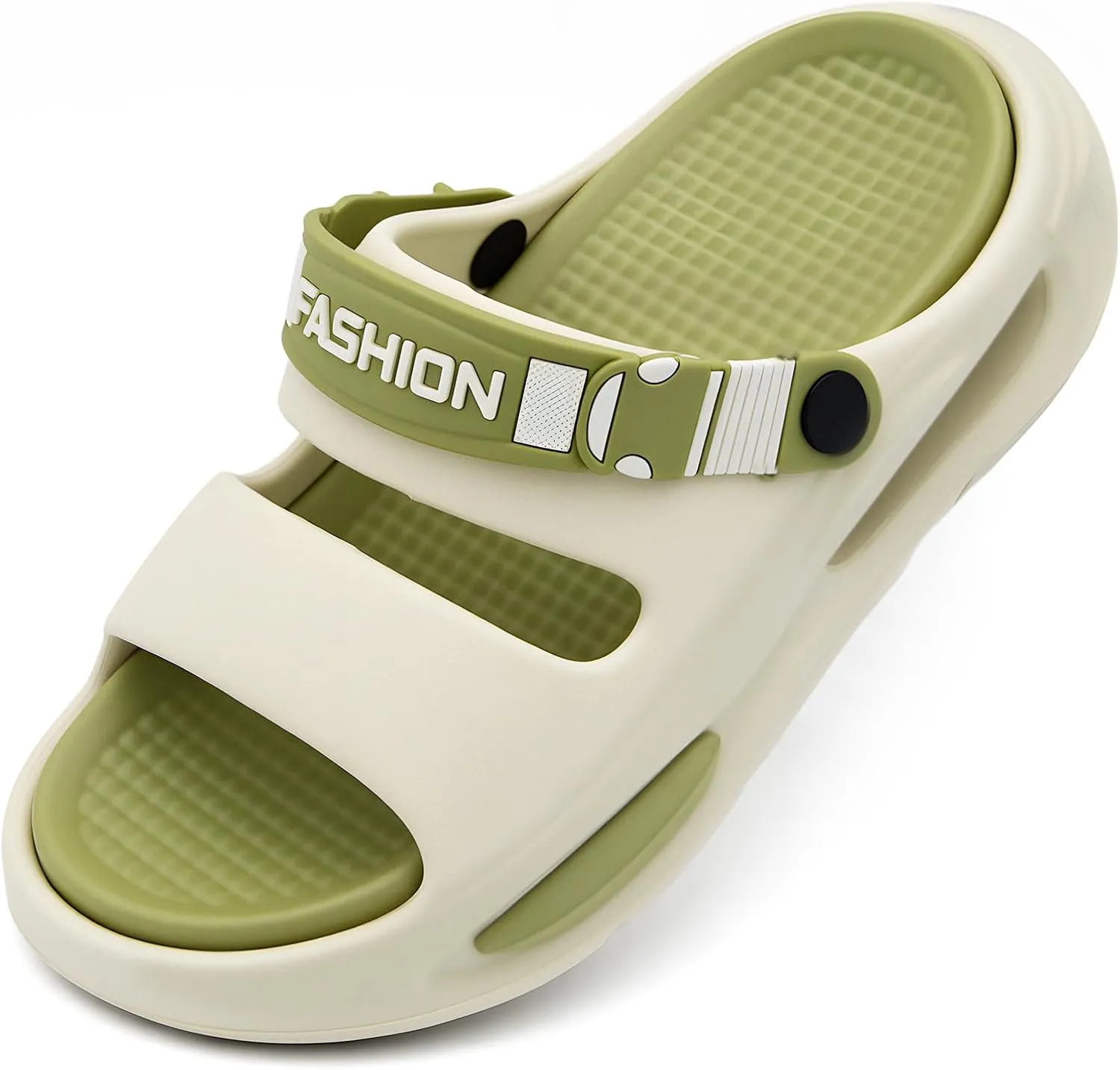 Men's Slide Sandals Indoor and Outdoor, Casual Slide Sandals for Men Spring Summer, Lightweight Comfortable Cushioned Open Toe Men’s Shoes