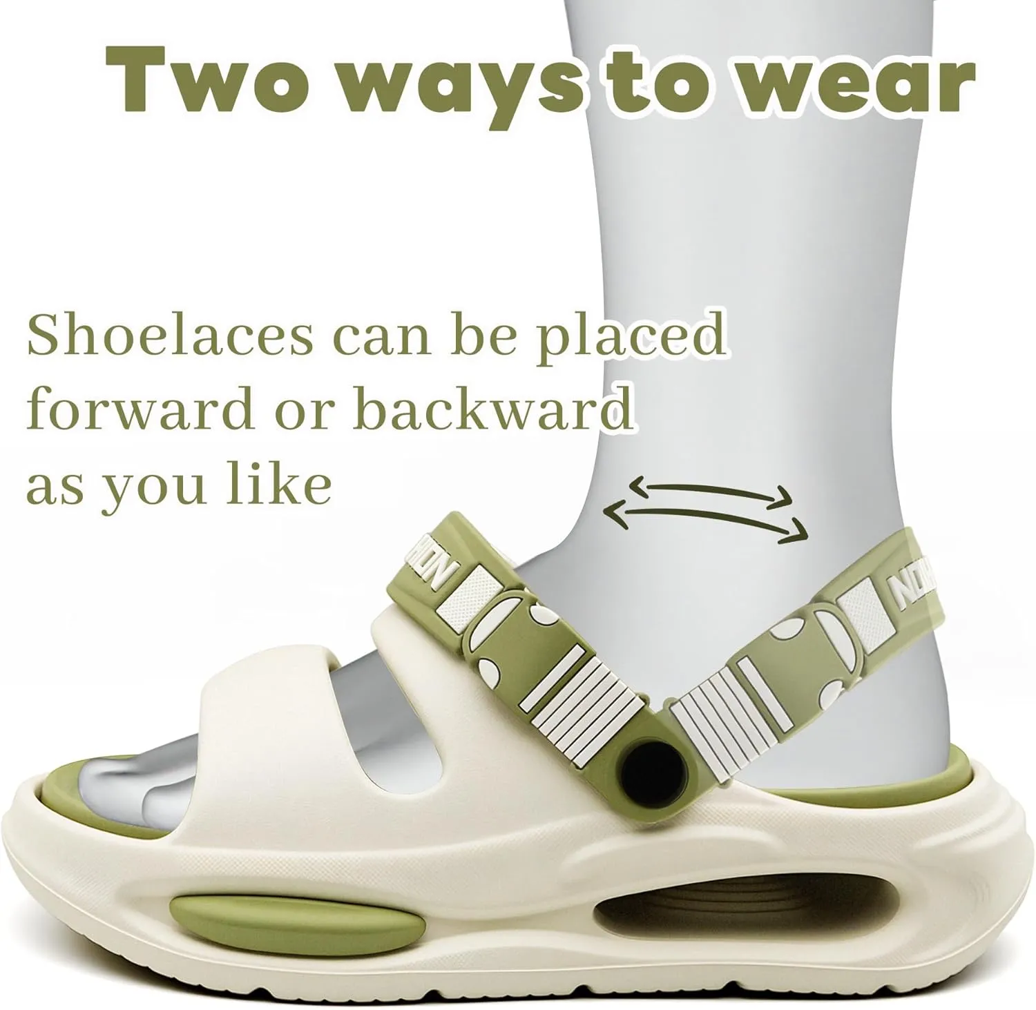 Men's Slide Sandals Indoor and Outdoor, Casual Slide Sandals for Men Spring Summer, Lightweight Comfortable Cushioned Open Toe Men’s Shoes