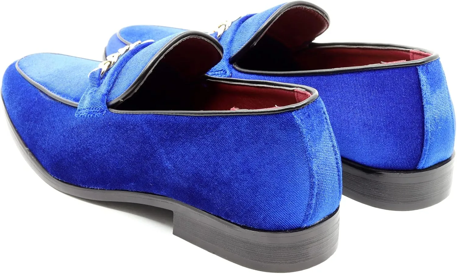 Men's Vintage Velvet Designer Classic Dress Tuxedo Smoking Slipper Loafer Slip On Shoes Arthur-02