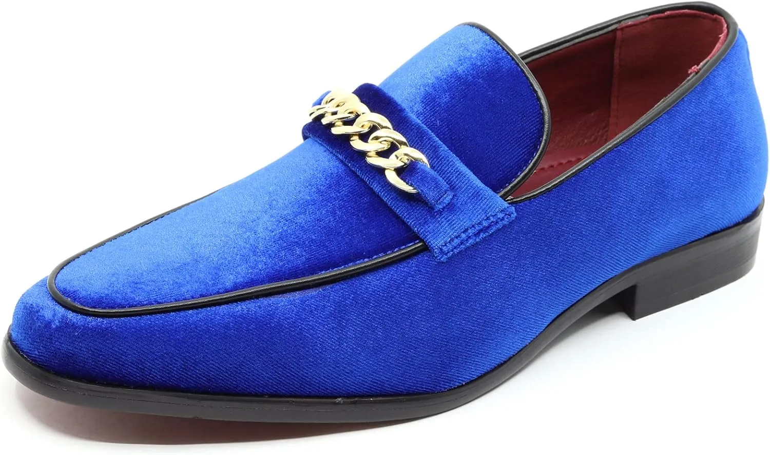 Men's Vintage Velvet Designer Classic Dress Tuxedo Smoking Slipper Loafer Slip On Shoes Arthur-02