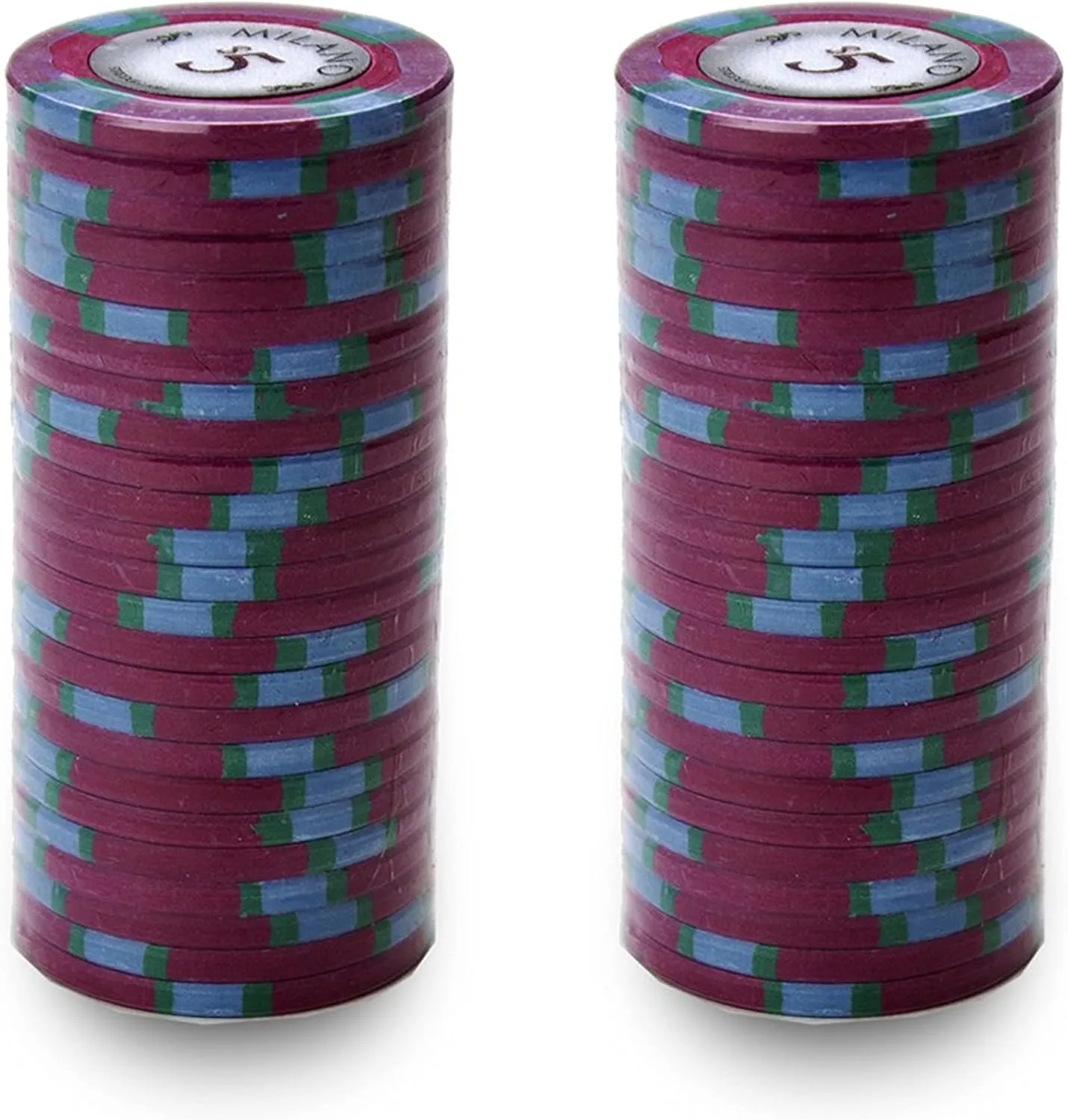 Milano Casino Grade Clay Poker Chip 10-gram – Pack of 50