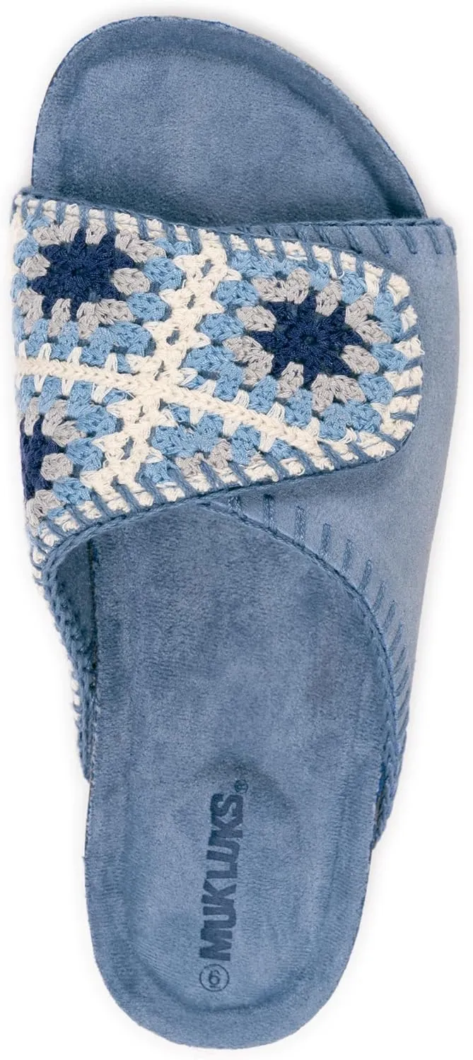 MUK LUKS Women's Gigi Crochet Sandal