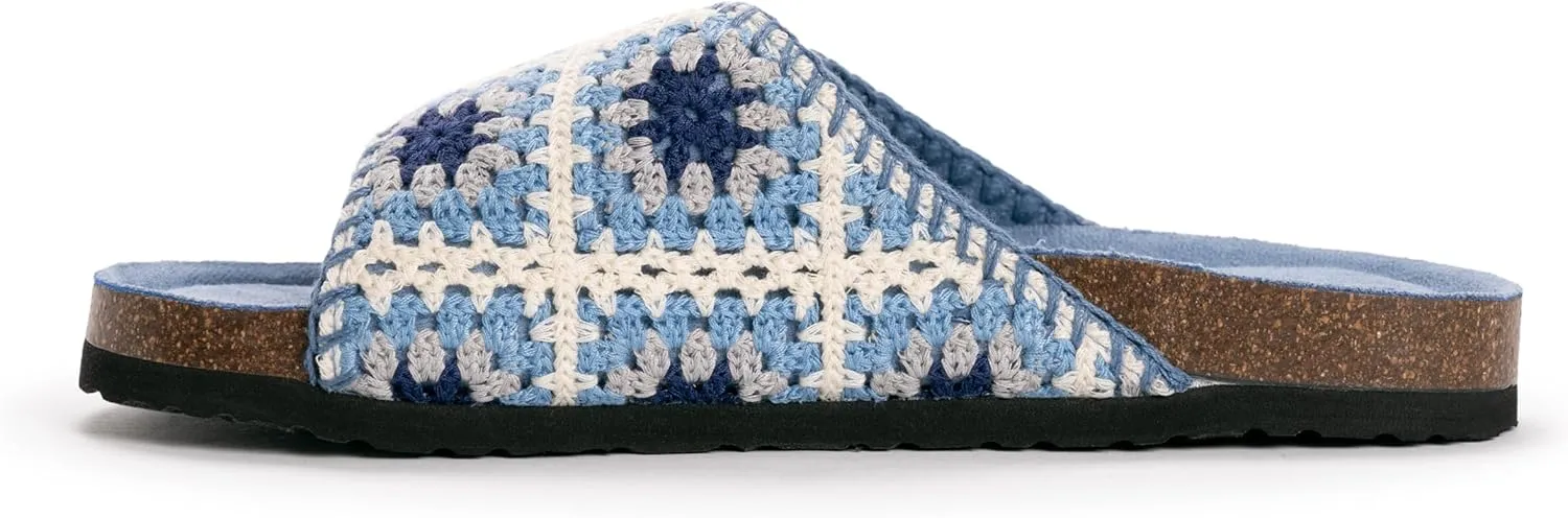 MUK LUKS Women's Gigi Crochet Sandal