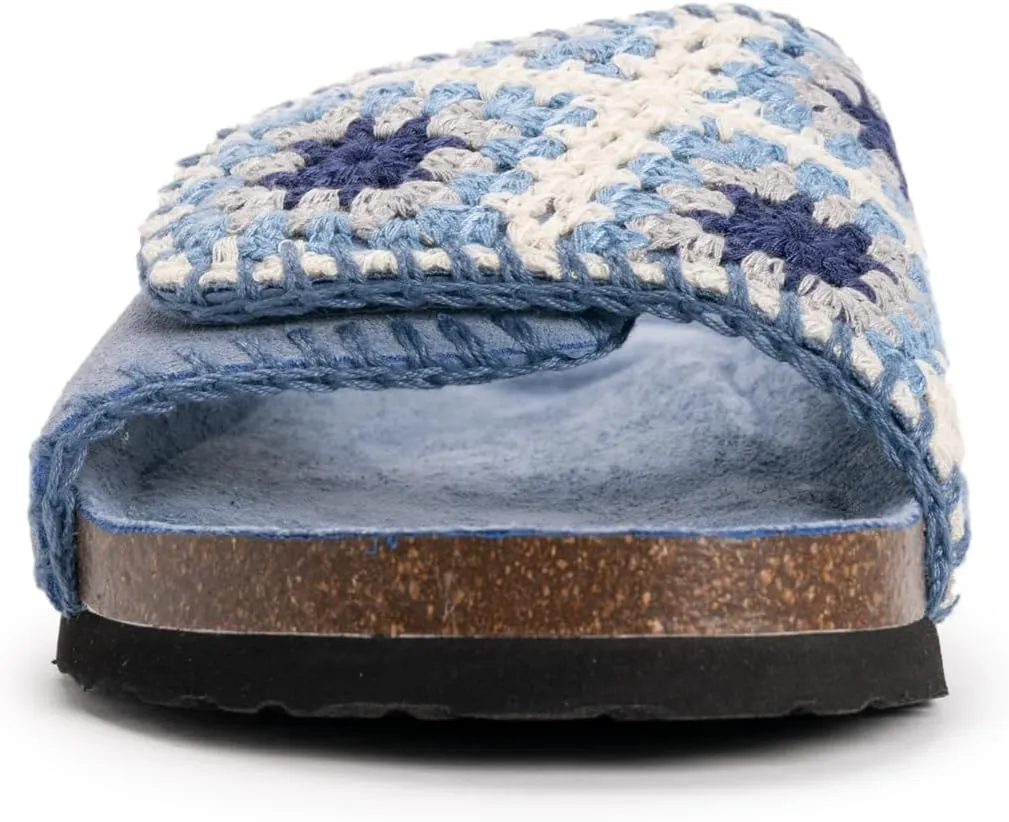MUK LUKS Women's Gigi Crochet Sandal