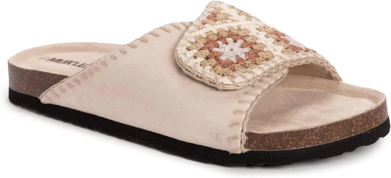 MUK LUKS Women's Gigi Crochet Sandal