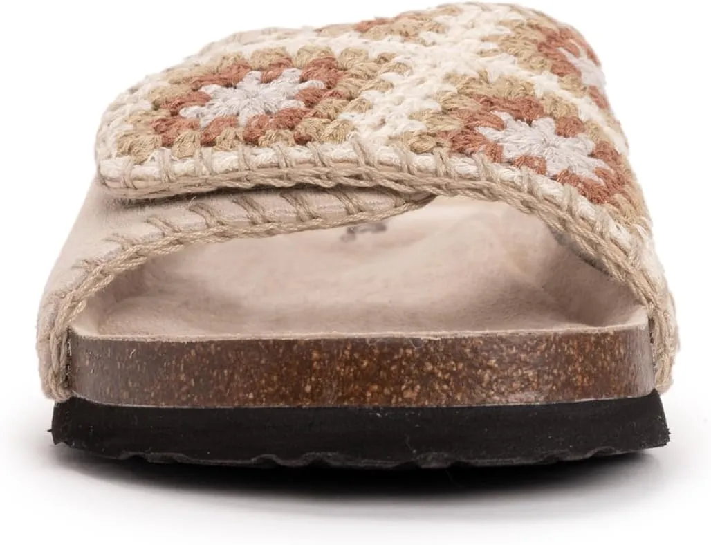 MUK LUKS Women's Gigi Crochet Sandal
