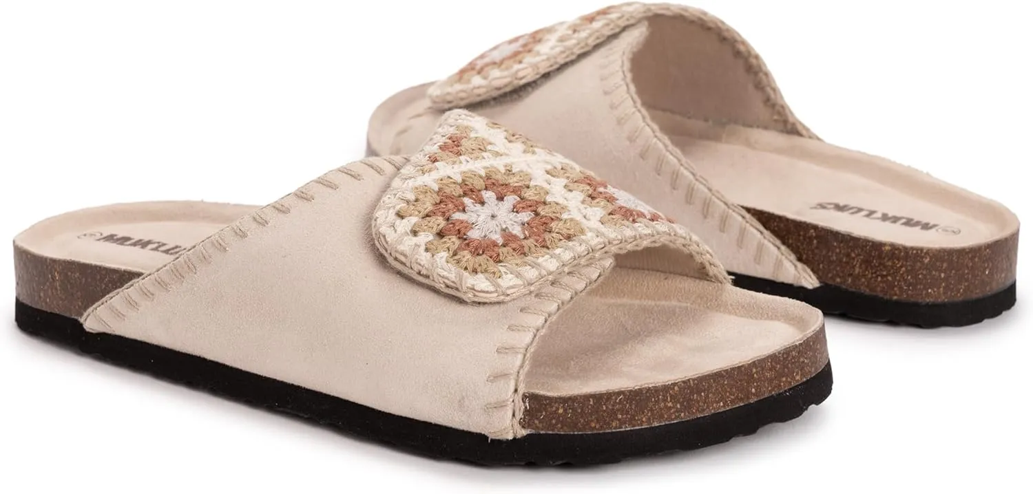 MUK LUKS Women's Gigi Crochet Sandal
