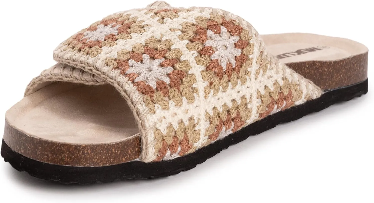 MUK LUKS Women's Gigi Crochet Sandal