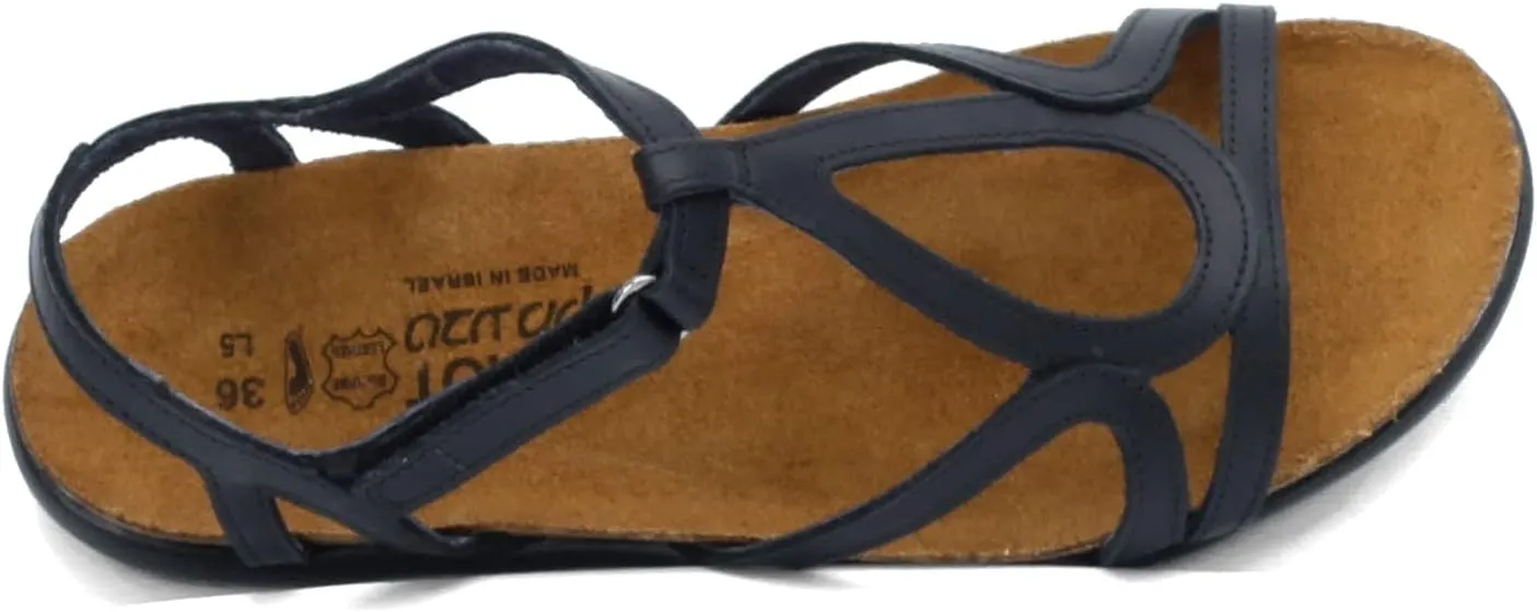 NAOT Footwear Women’s Dorith Sandal with Cork Footbed and Arch Support Footbed - Adjustable Sandal With Backstrap - Comfort and Support – Lightweight and Perfect for Travel - Narrow to Medium Fit