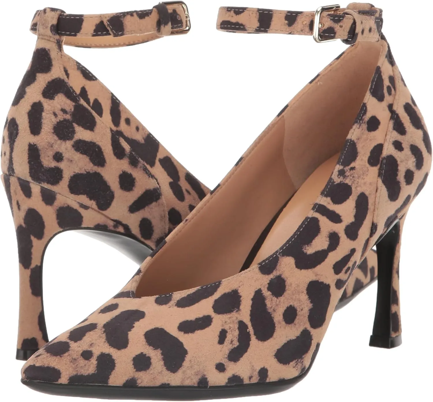 Naturalizer Women's Ace Ankle Strap Pointed Toe Pump