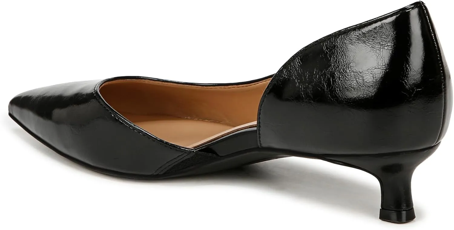 Naturalizer Womens Gallent Pointed Toe Kitten Heel Pump
