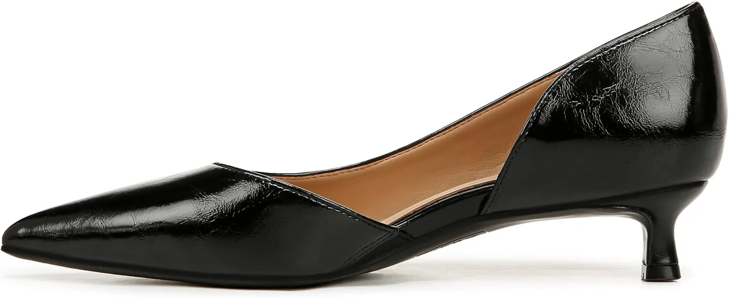 Naturalizer Womens Gallent Pointed Toe Kitten Heel Pump