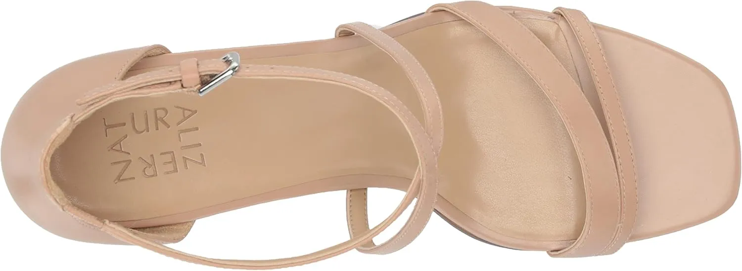 Naturalizer Women's Tiff Square Toe Block Heel Sandal