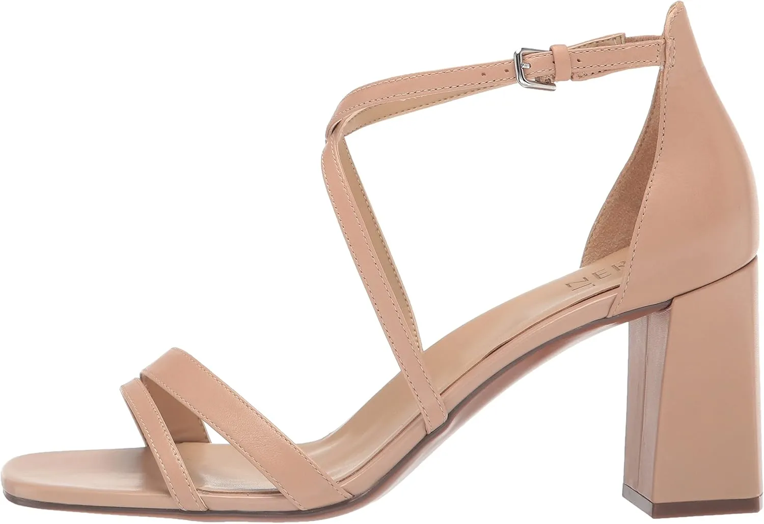 Naturalizer Women's Tiff Square Toe Block Heel Sandal