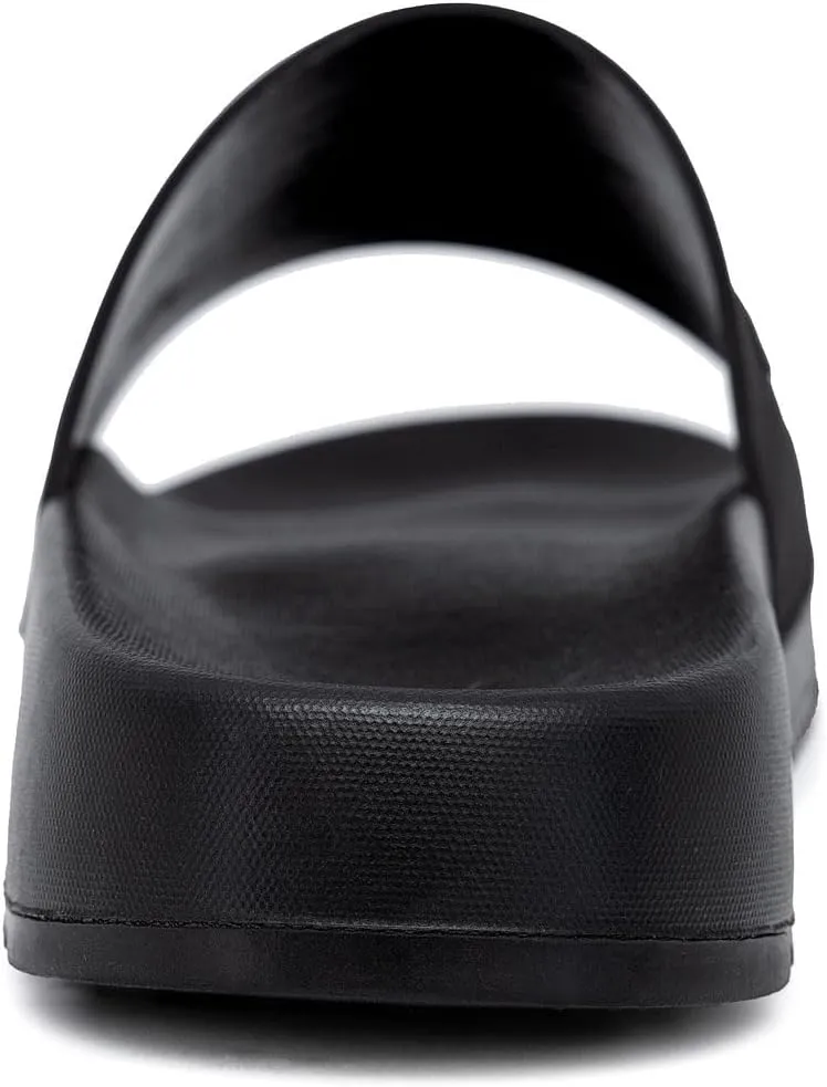 Nautica Men's Slide Sandals – Comfortable Slip-On Pool & Beach Shoes with Cushioned Footbed for Casual Wear