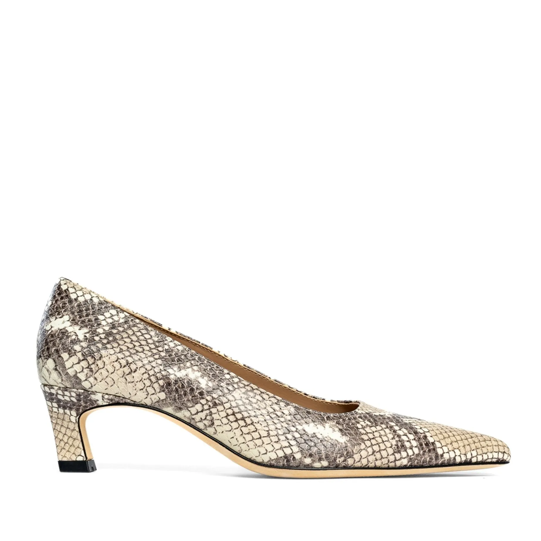 Nellie Snakeprint Leather Pump