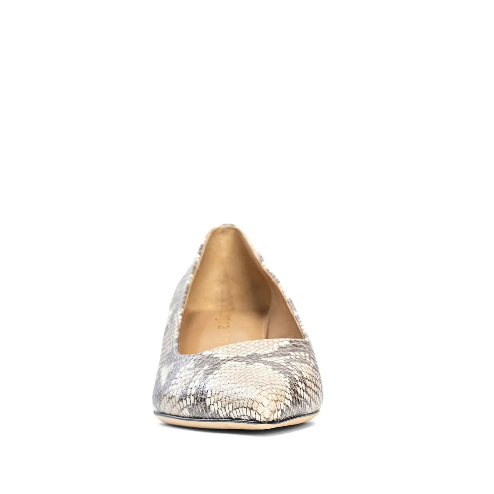 Nellie Snakeprint Leather Pump