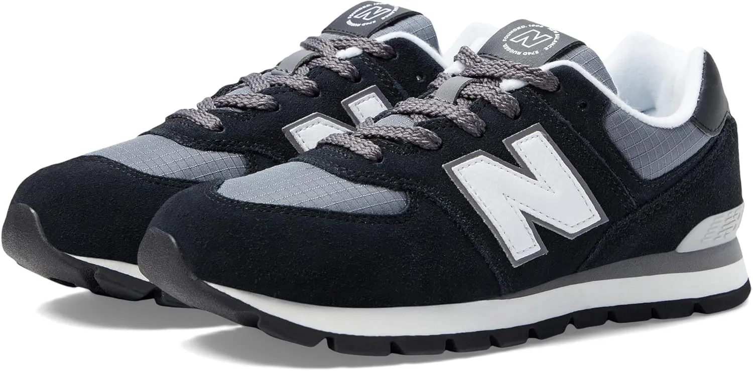New Balance Boy's GC574v1 (Little Kid/Big Kid) Black/White 5.5 Big Kid M