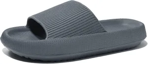 NewDenBer Cloud Slides Slippers for Women and Men Soft Cushioned Thick Sole Shower Bathroom Indoor Outdoor House Slide Sandals