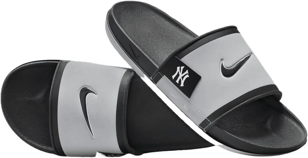 Nike Offcourt (New York Yankees) Offcourt Slides (FN4487-001, Wolf Grey/Dark Smoke Grey/Pitch Blue)