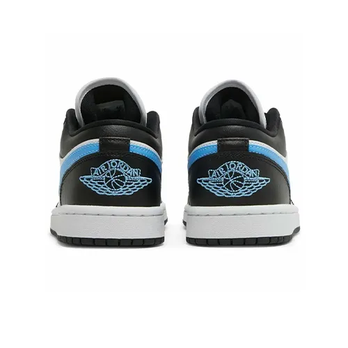 Nike Women's Air Jordan 1 Low Black and University Blue