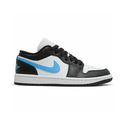 Nike Women's Air Jordan 1 Low Black and University Blue