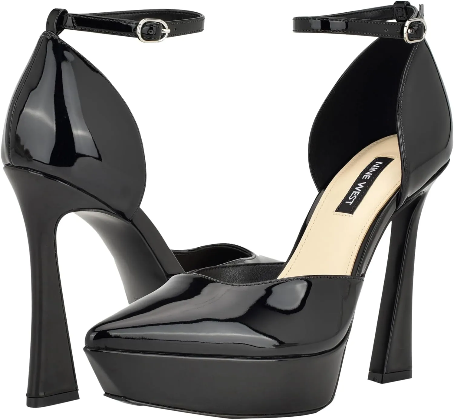 Nine West Women's Laken Ankle Strap High Heel Pump