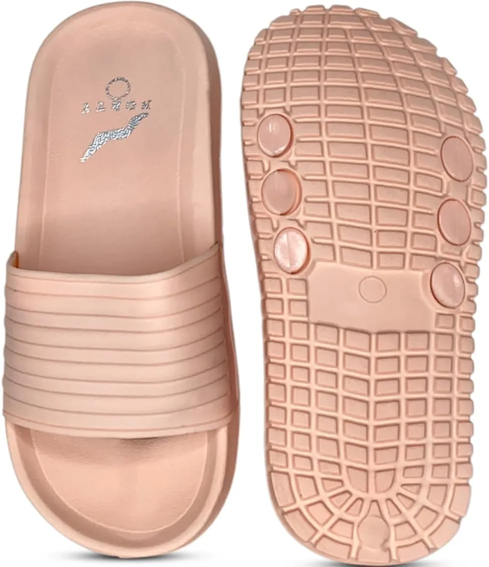 NORTY - Women's Slide Strap Shower Beach Pool Sandal - 3 Color Combinations