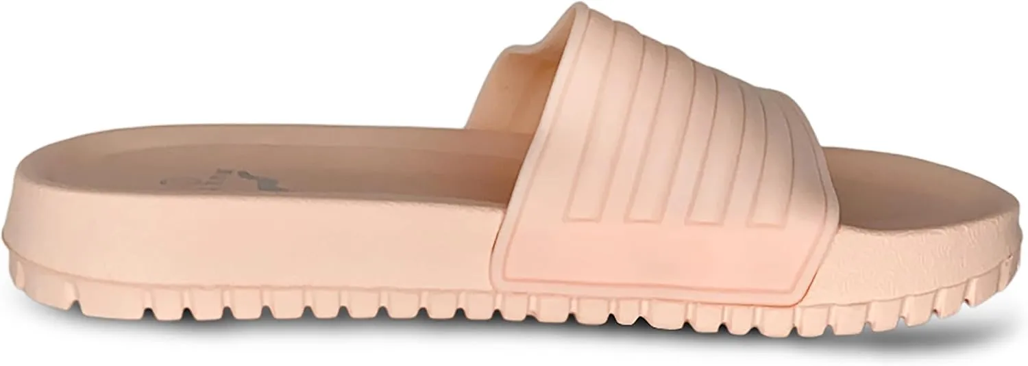 NORTY - Women's Slide Strap Shower Beach Pool Sandal - 3 Color Combinations