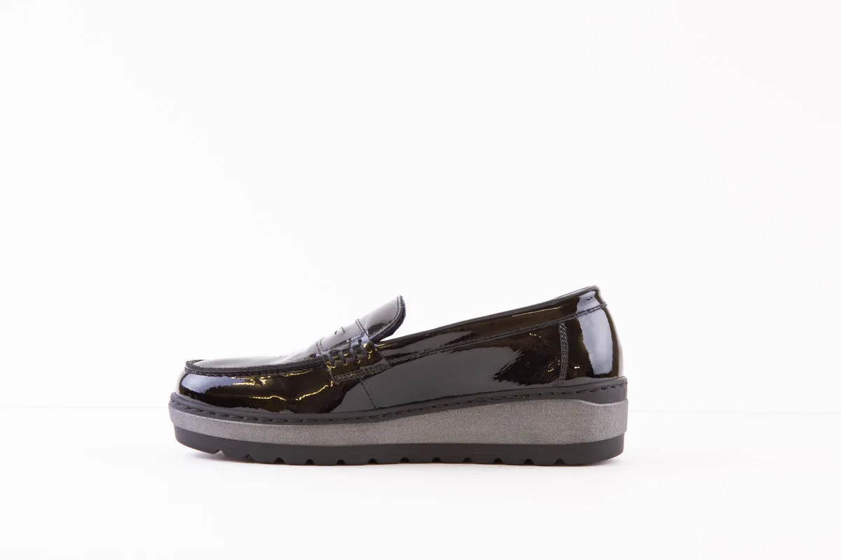 NOTTON - 0151 SLIP-ON SHOE - BLACK PATENT