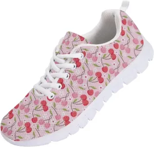 Novelty Walking Shoe Plus Size Lace Up Shoes for Women Daily Lightweight Outdoor Sneaker Soft Womens Tennis Sneakers