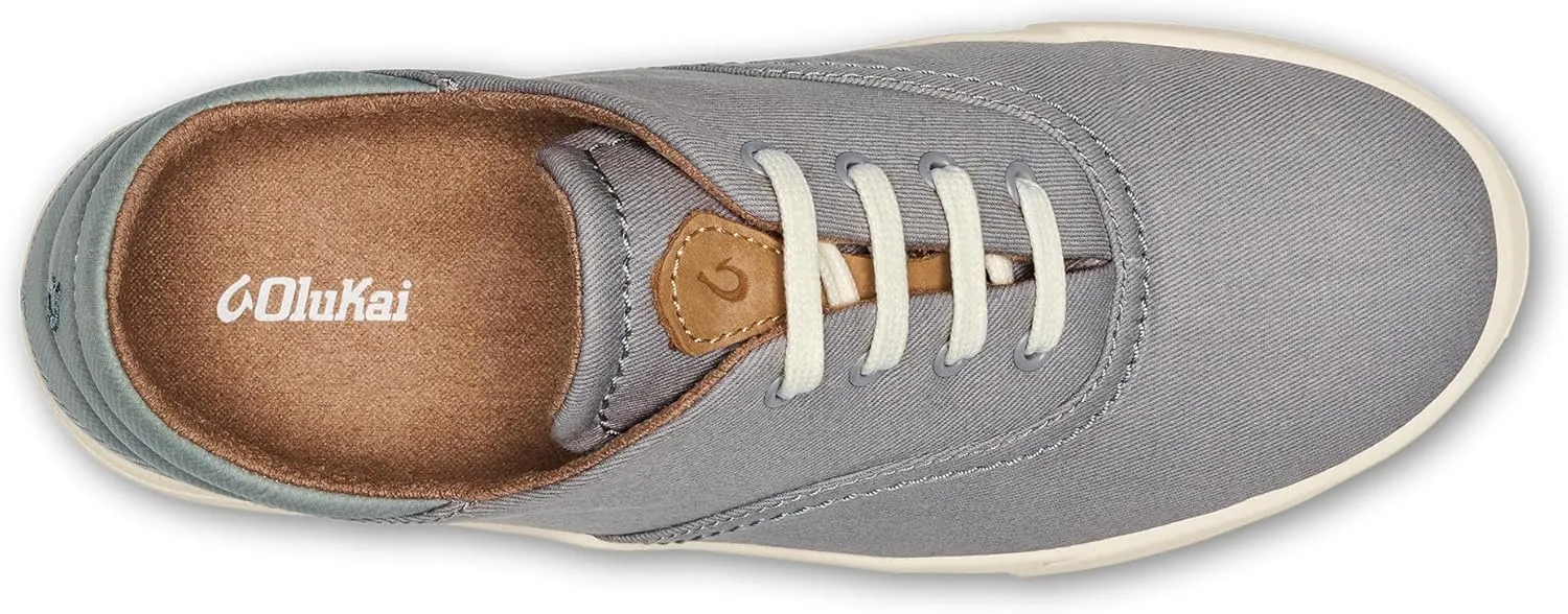 OLUKAI Kohu Women's Everyday Sneaker, Lightweight Canvas & Classic Lace-Up Design, All-Day Comfort & Support