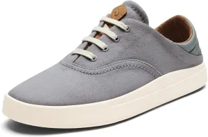 OLUKAI Kohu Women's Everyday Sneaker, Lightweight Canvas & Classic Lace-Up Design, All-Day Comfort & Support