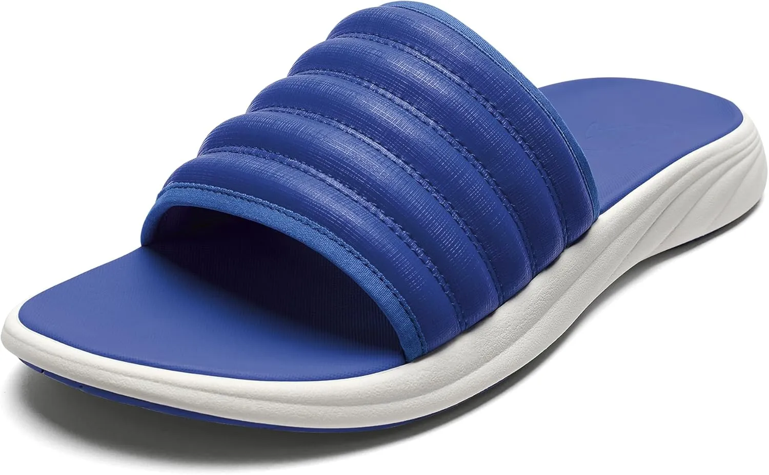 OLUKAI Komo Men's Slide Sandals, Water-Friendly Shoe with Cushioned Strap, All-Day Comfort & Support