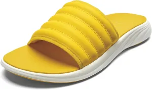 OLUKAI Komo Men's Slide Sandals, Water-Friendly Shoe with Cushioned Strap, All-Day Comfort & Support