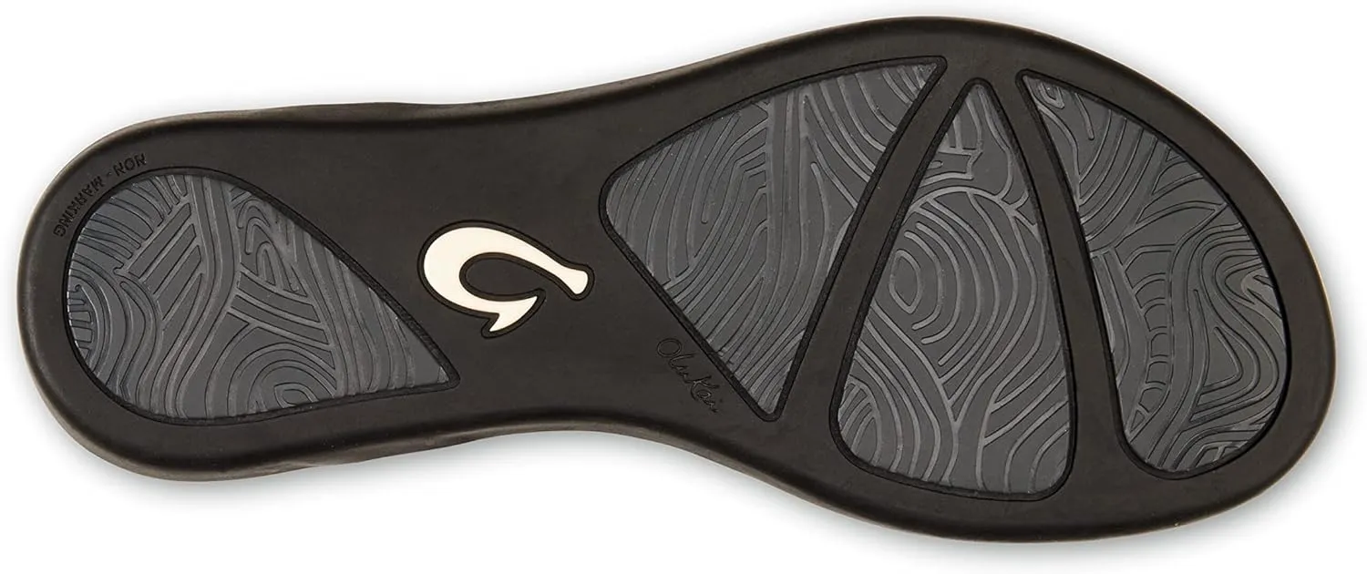 OLUKAI Upena Women's Beach Sandals, Quick-Dry Flip-Flop Slides, Water Resistant & Modern Low Profile Design, All-Day Comfort Fit & Wet Grip Soles