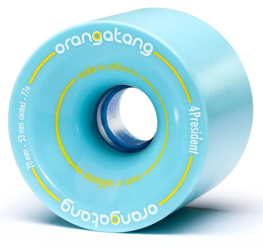 Orangatang 4President 70mm 77A Longboard Wheels - Blue