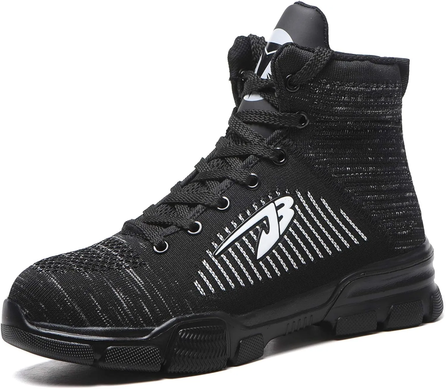 ORISATCO Steel Toe Boots for Mens Womens, Lightweight Comfortable Industrial Construction Slip Resistant Winter Work Safety Shoes