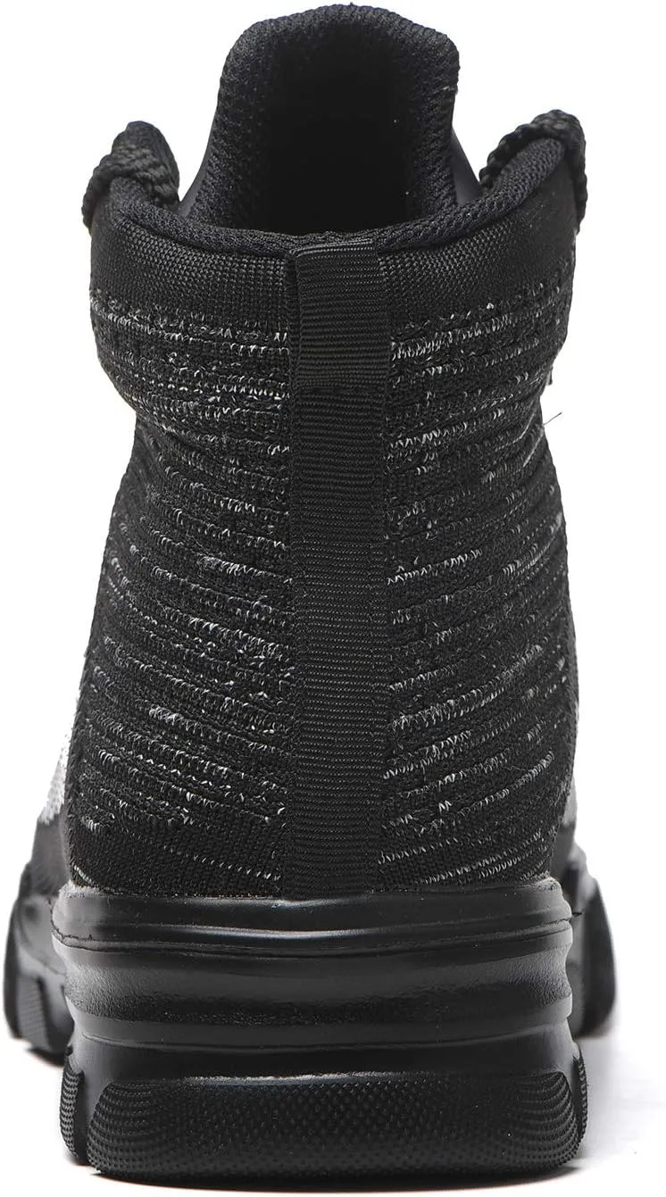 ORISATCO Steel Toe Boots for Mens Womens, Lightweight Comfortable Industrial Construction Slip Resistant Winter Work Safety Shoes