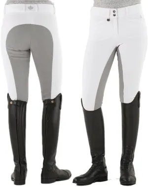 OVATION Celebrity Slim Secret EuroWeave DX Front Zip Full Seat Breech White