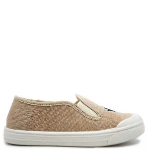 Pepe Sanda Linen Crown Slip On Shoe