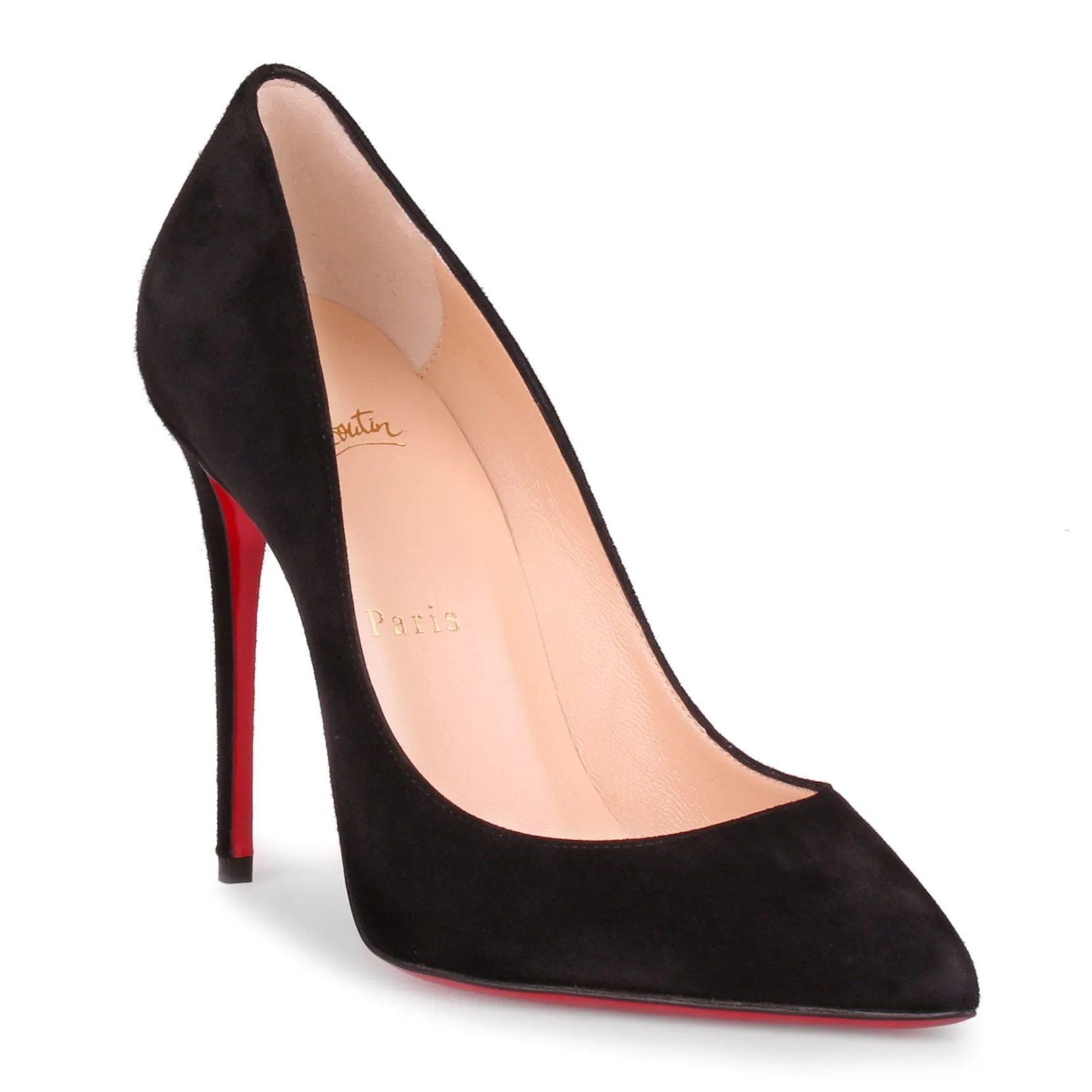 Pigalle Follies 100 black suede pump