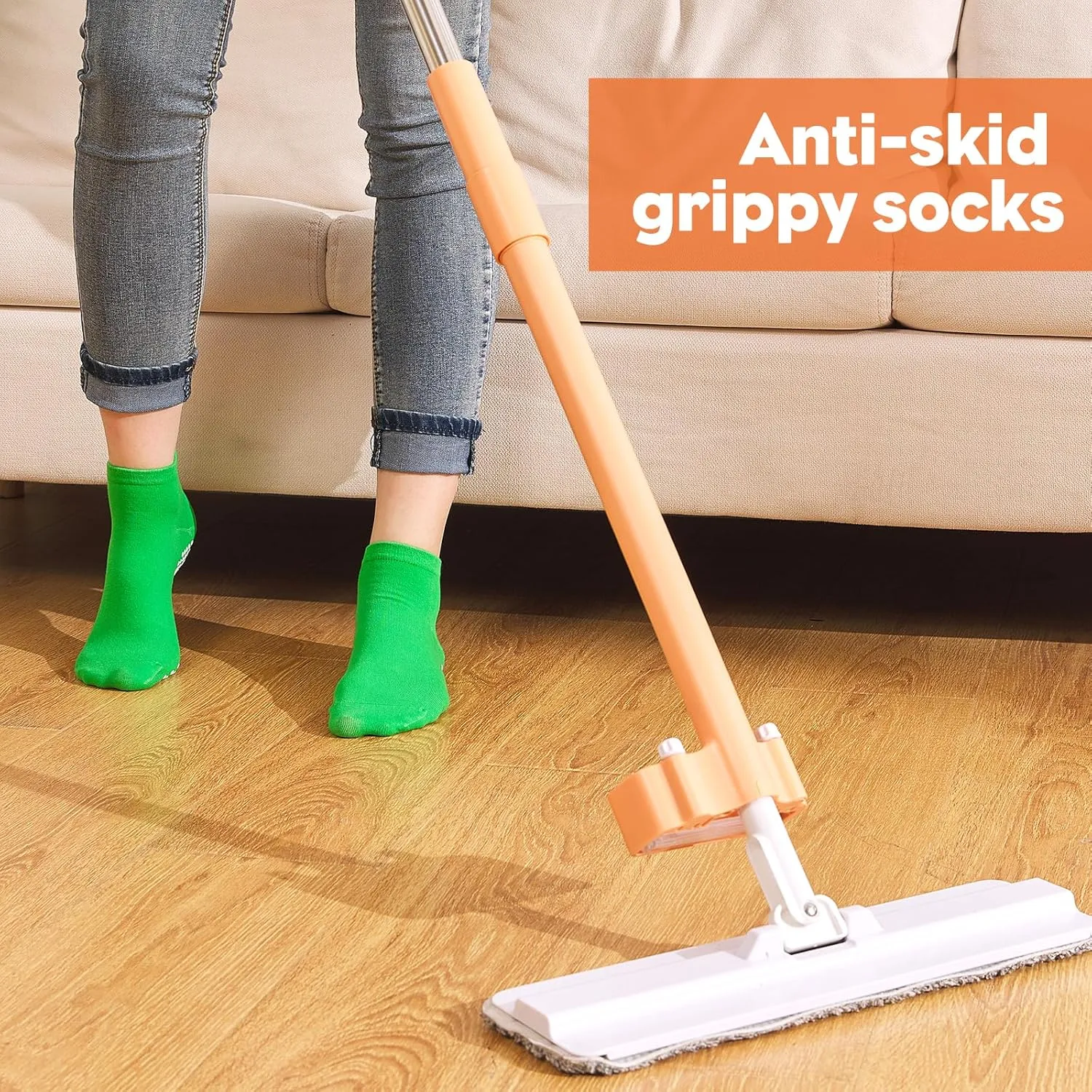 Pilates Socks with Grip for Women Non Slip Grippy Ankle Socks for Yoga Barre Hospital