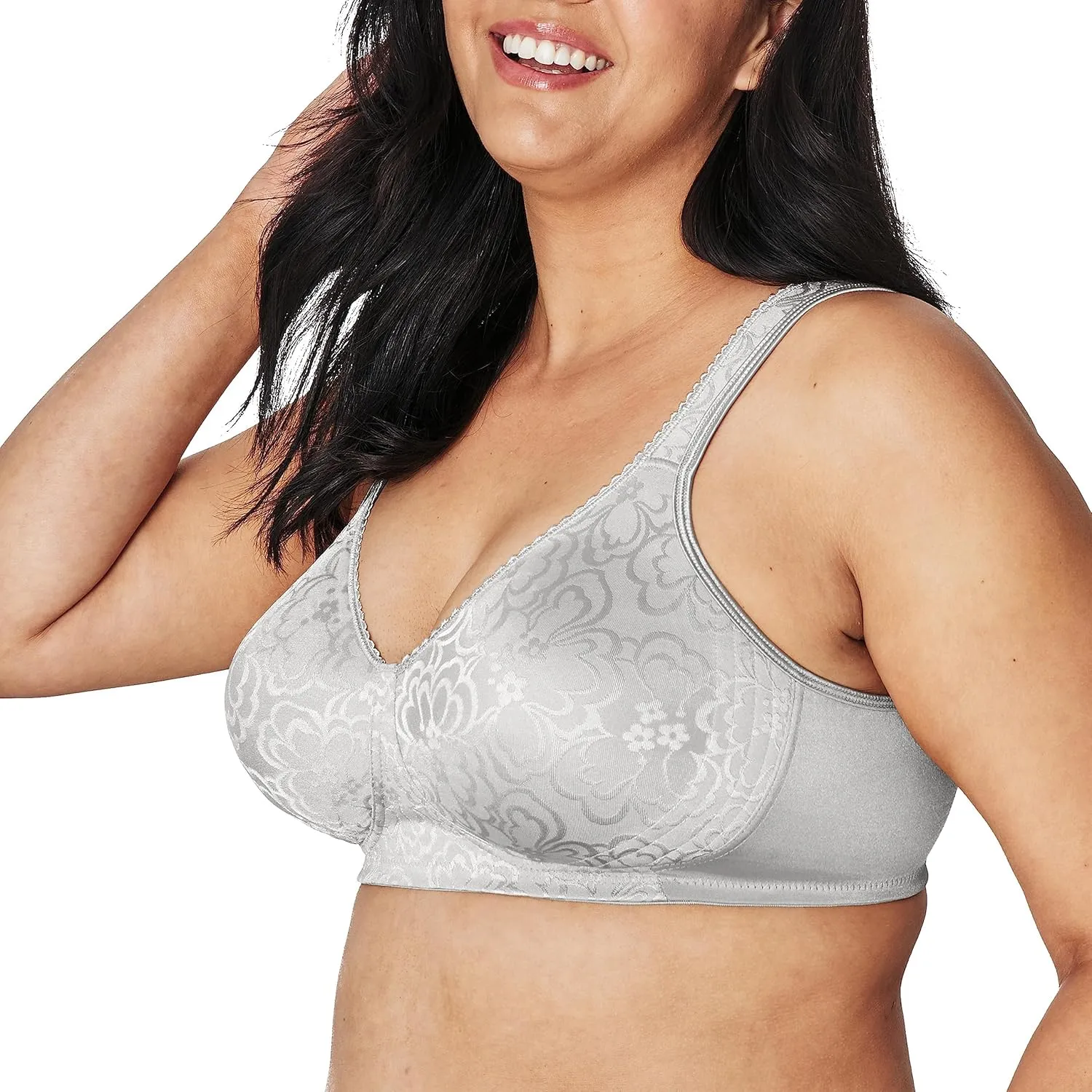 Playtex Women's Wireless Bra, 18 Hour Plus-Size Bras Available, Ultimate Lift, Moisture-Wicking, Single or 2-Pack