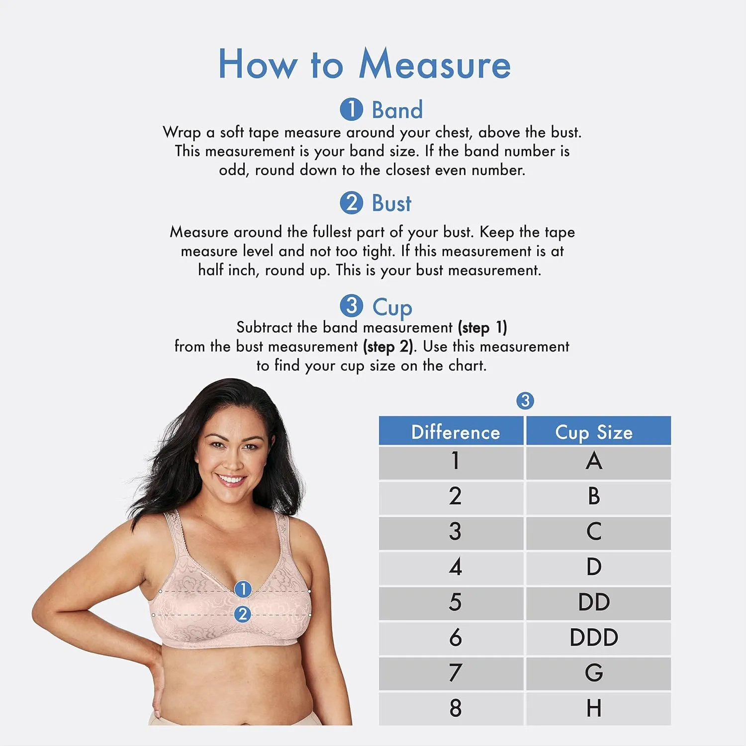 Playtex Women's Wireless Bra, 18 Hour Plus-Size Bras Available, Ultimate Lift, Moisture-Wicking, Single or 2-Pack