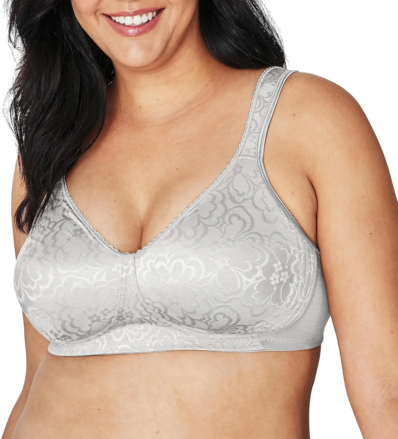 Playtex Women's Wireless Bra, 18 Hour Plus-Size Bras Available, Ultimate Lift, Moisture-Wicking, Single or 2-Pack